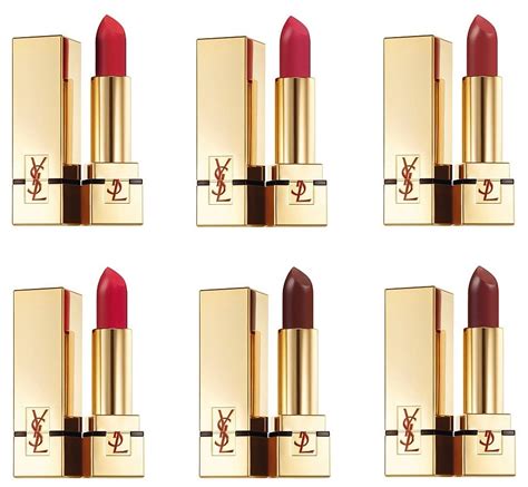 YVES SAINT LAURENT ROUGE PUR COUTURE THE MATS 